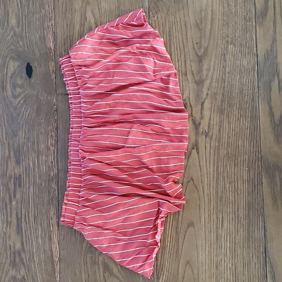 Sage Aurelia Striped Crop Top Small Orange - Picture 2 of 8